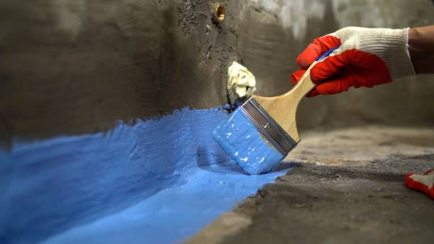 Professional waterproofing crew in Shepherd, Shepherd, MI